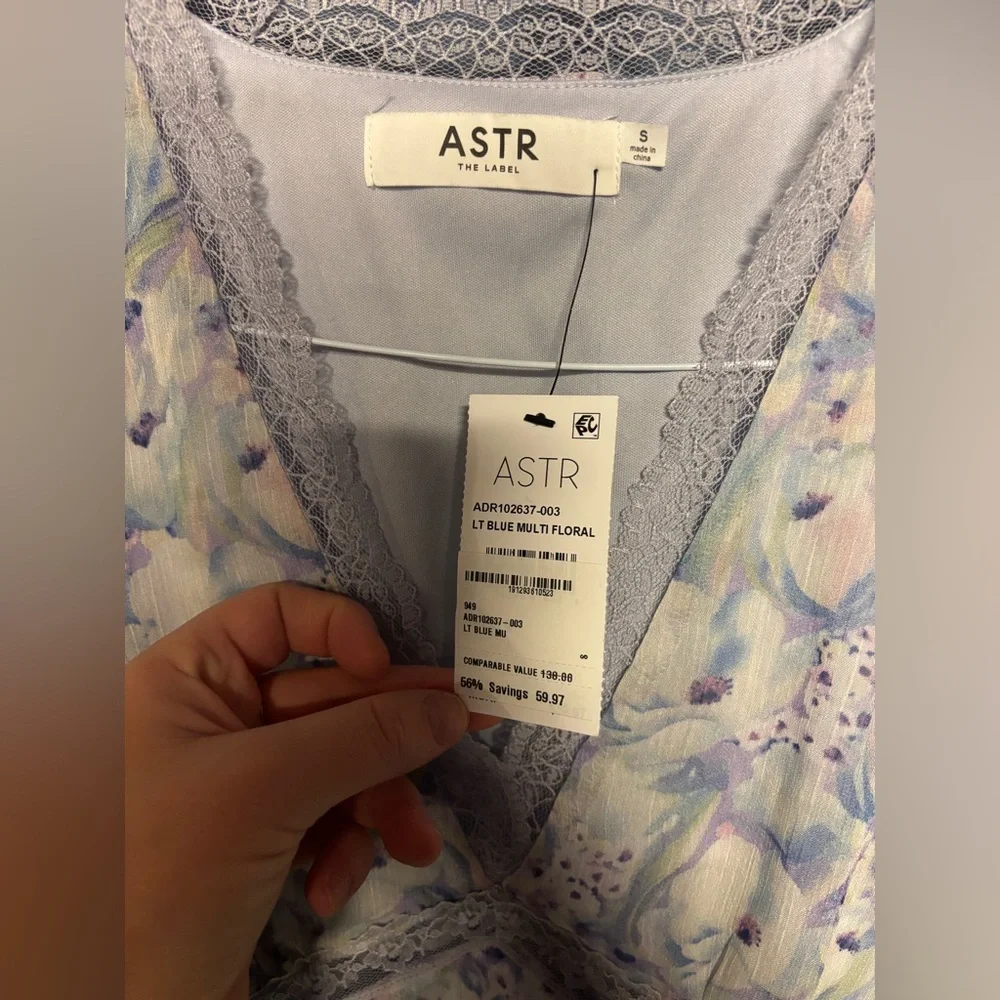 Astr Pastel Floral Maxi Dress - Picture 3 of 4